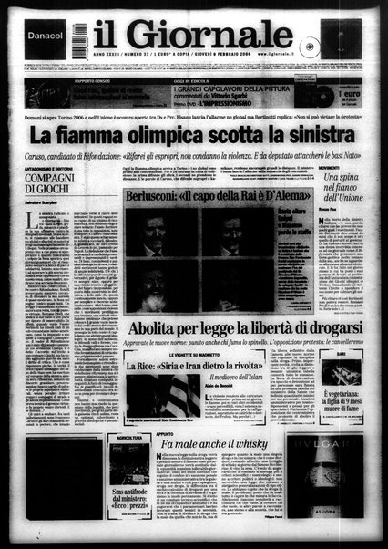 Il giornale : quotidiano del mattino